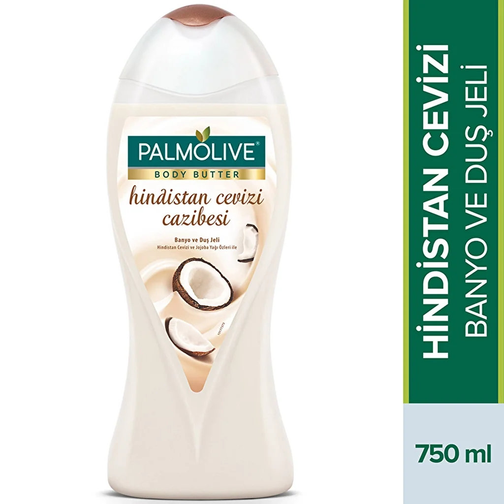 Palmolive جل استحمام بزبدة الجسم بجوز الهند من بالموليف، 750 مل