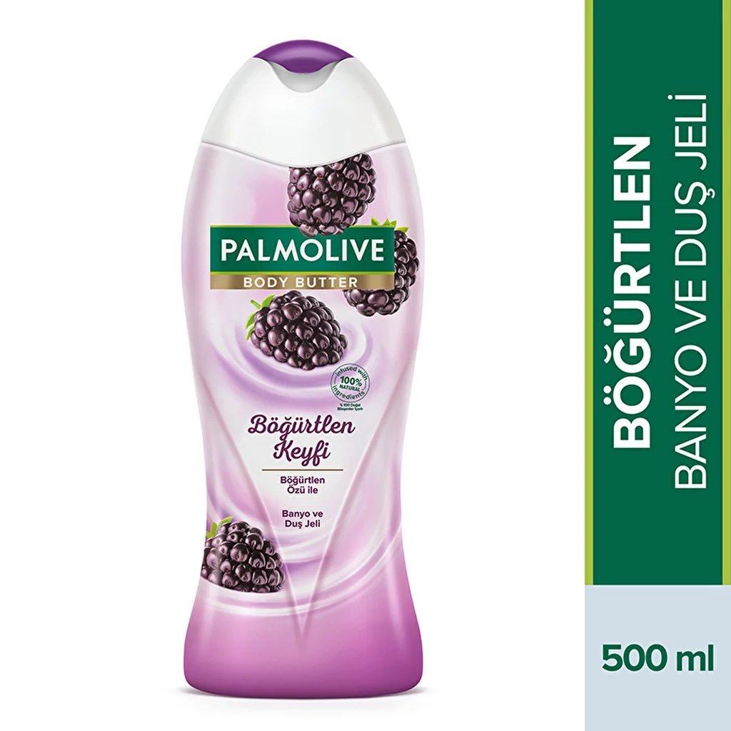 Palmolive جل استحمام بزبدة الجسم من بالموليف برائحة التوت الأسود 500 مل