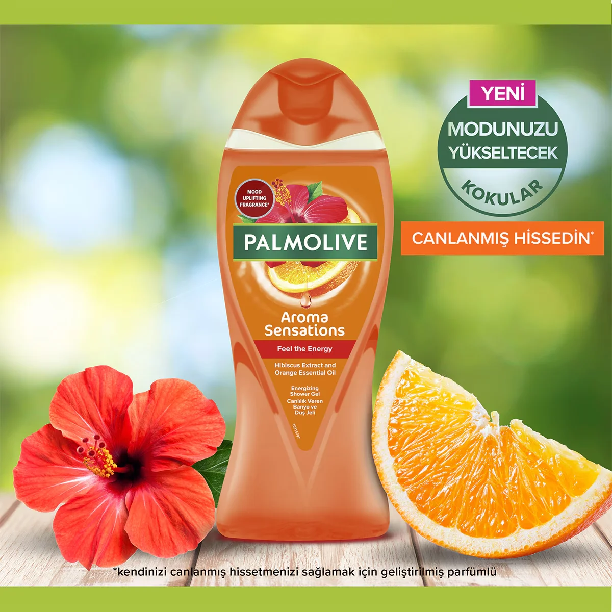 Palmolive جل الاستحمام بالموليف أروما سينسيشنز فيل ذا إنرجي، 500 مل