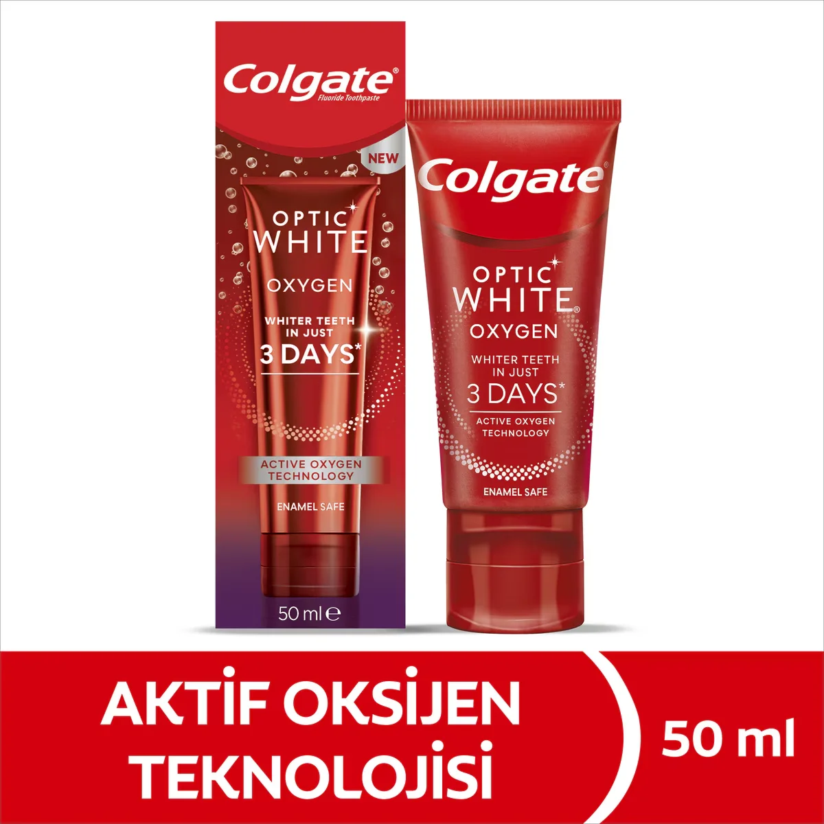 Colgate Optic White Oxygen Toothpaste 50 ml