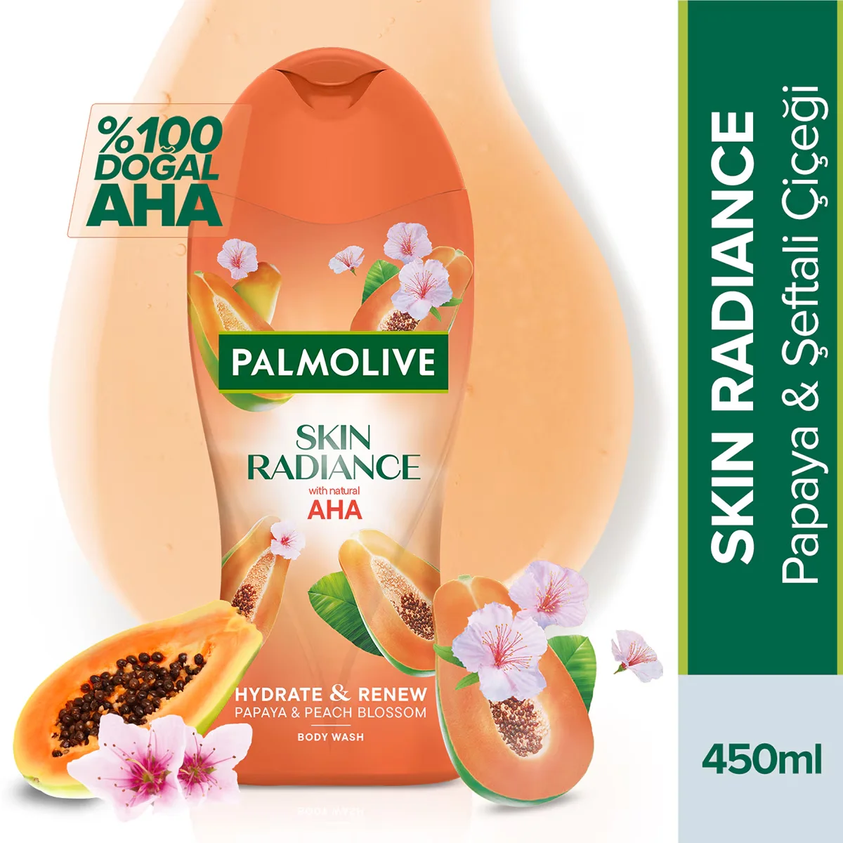 Palmolive Skin Radiance Papaya&amp;peach 450 ml