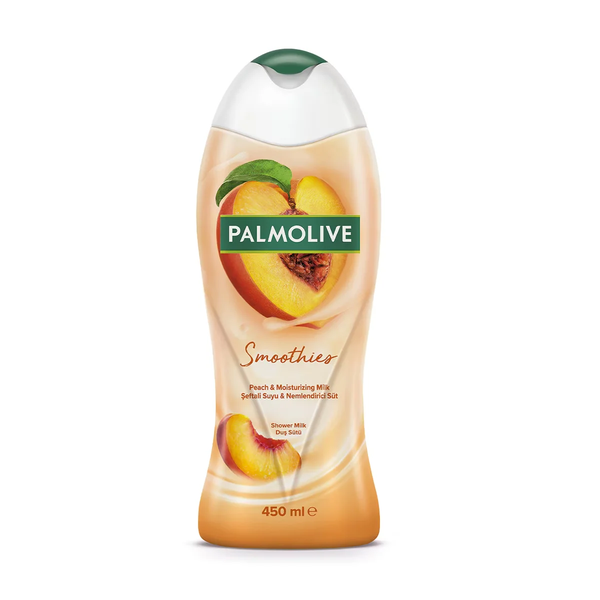 Palmolive جل الاستحمام بالموليف سموذيز برائحة الخوخ ٤٥٠ مل ترطيب طبيعي