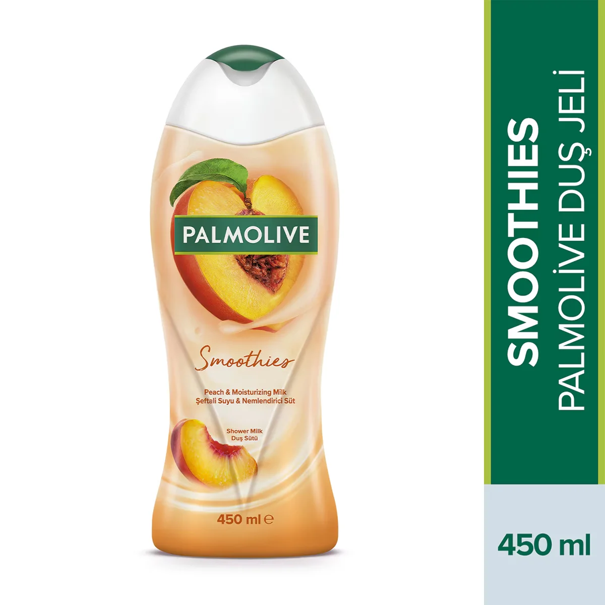 Palmolive جل الاستحمام بالموليف سموذيز برائحة الخوخ ٤٥٠ مل ترطيب طبيعي