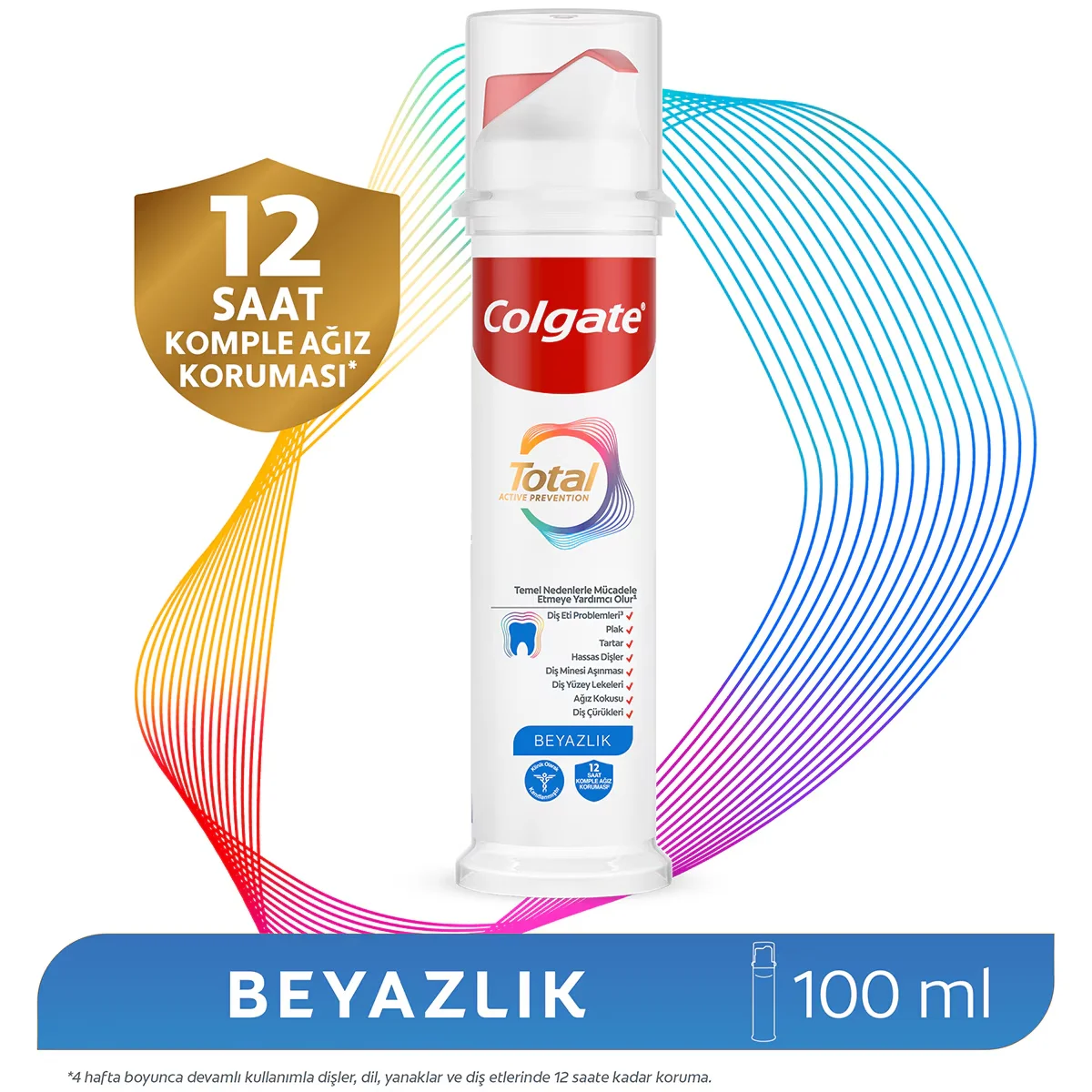 Colgate Total Whitening Toothpaste Practical Design Whitening 100 ml
