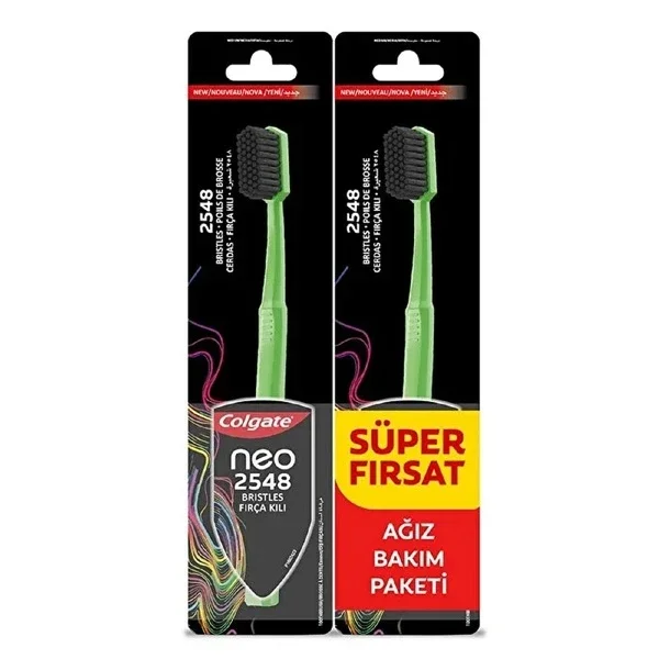 Colgate Neo Medium Toothbrush 1+1 Pack - 2546 Bristles
