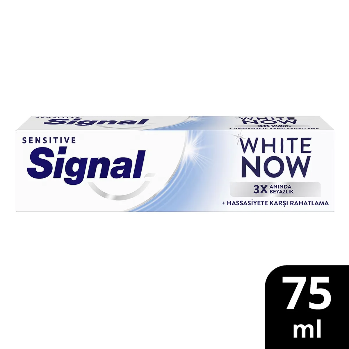 Signal معجون أسنان سيجنال وايت ناو سينسيتيف لتبييض فوري ومضاد للبقع، 75 مل