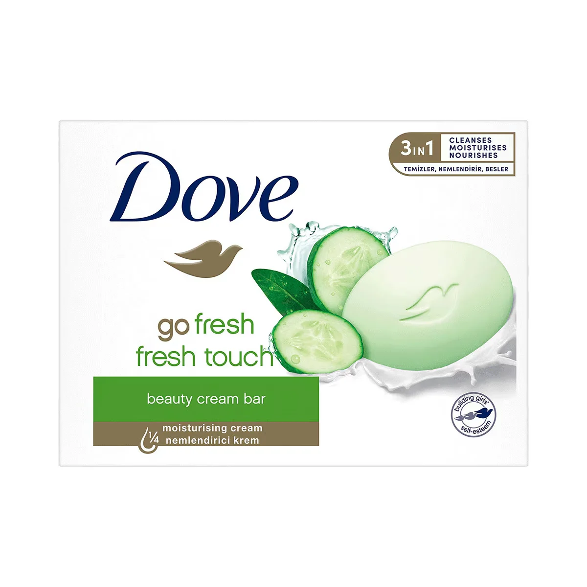Dove صابونة كريم دوف فريش تاتش 90 غرام