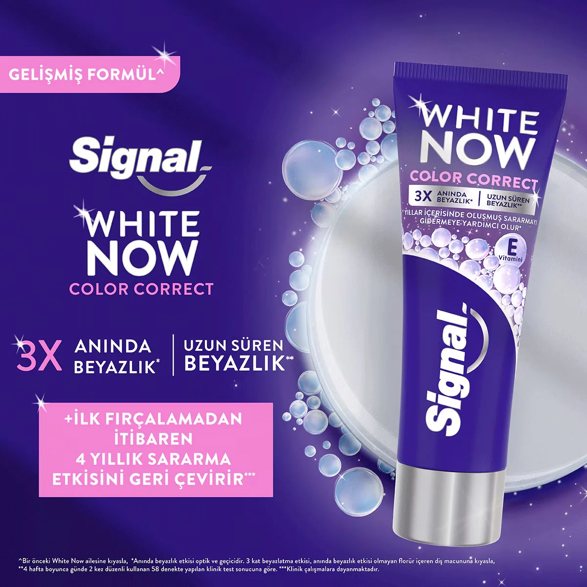 Signal White Now Farbkorrektur Zahncreme 75ml