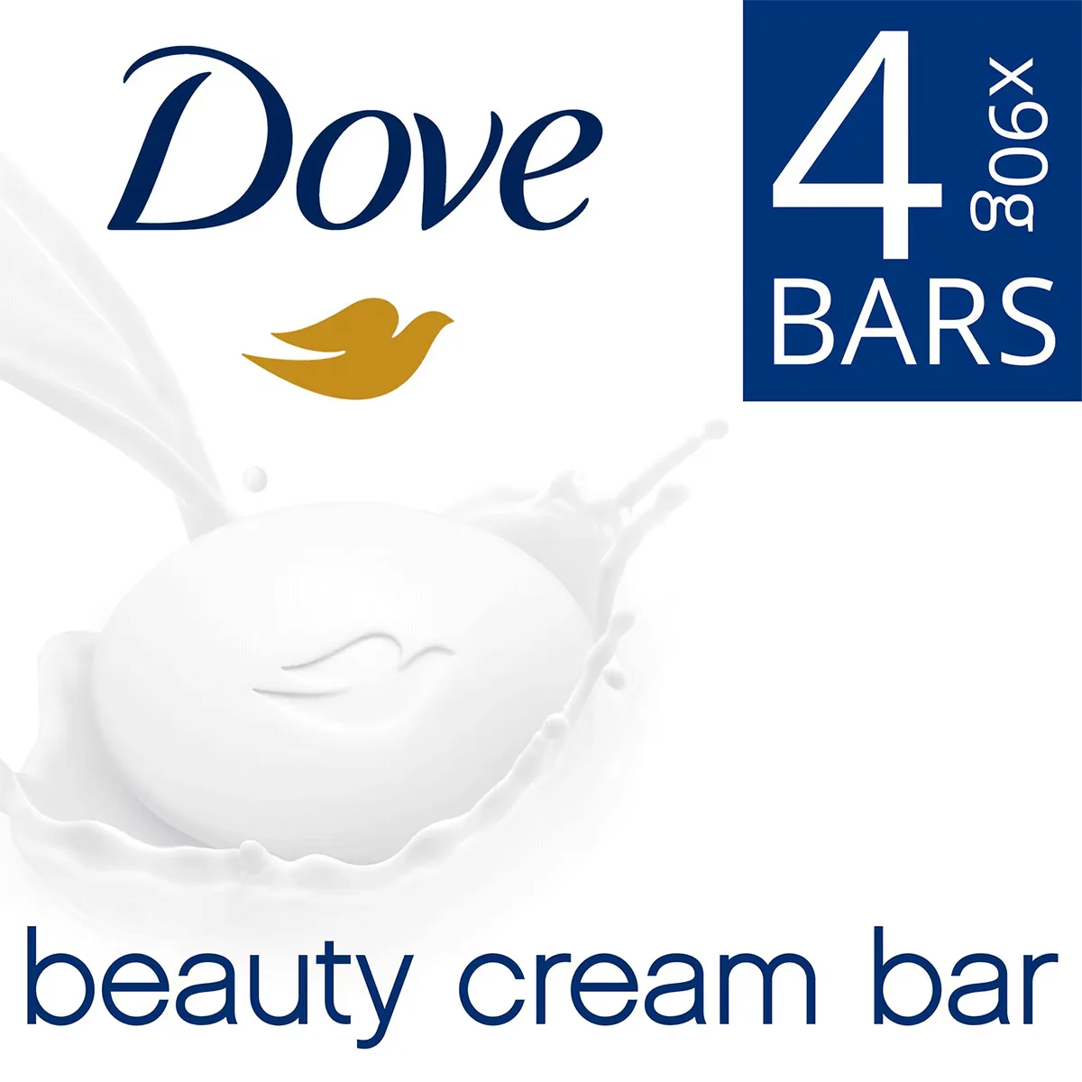 Крем-мыло Dove Красота Оригинальное Увлажняющее 4 x 90 г