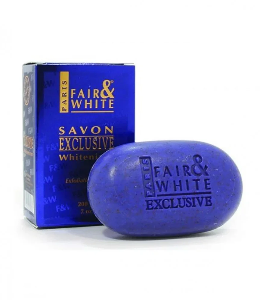 Fair And White Savon Exclusive Whitening Exfoliating Soap 200 g