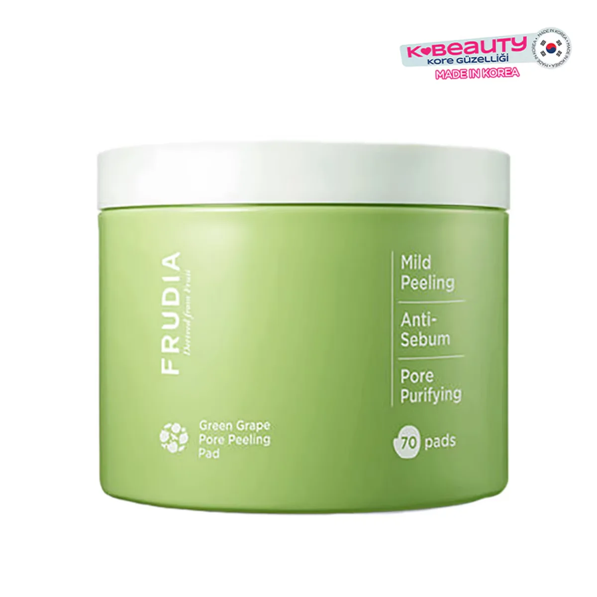 Frudia Green Grape Pore Peeling Pad Pore Control 70 pcs