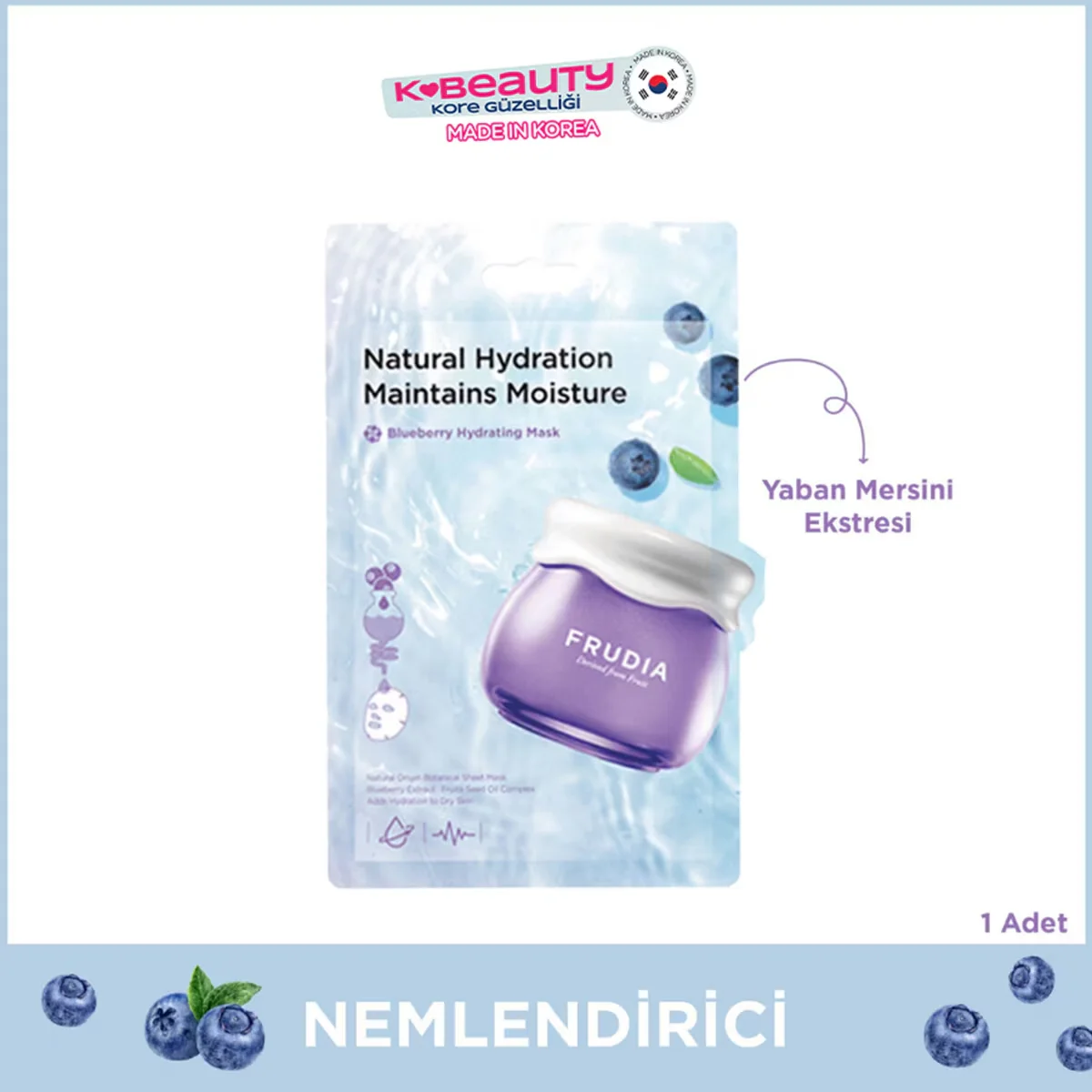 Frudia Blueberry Moisturizing Face Mask 1 pcs