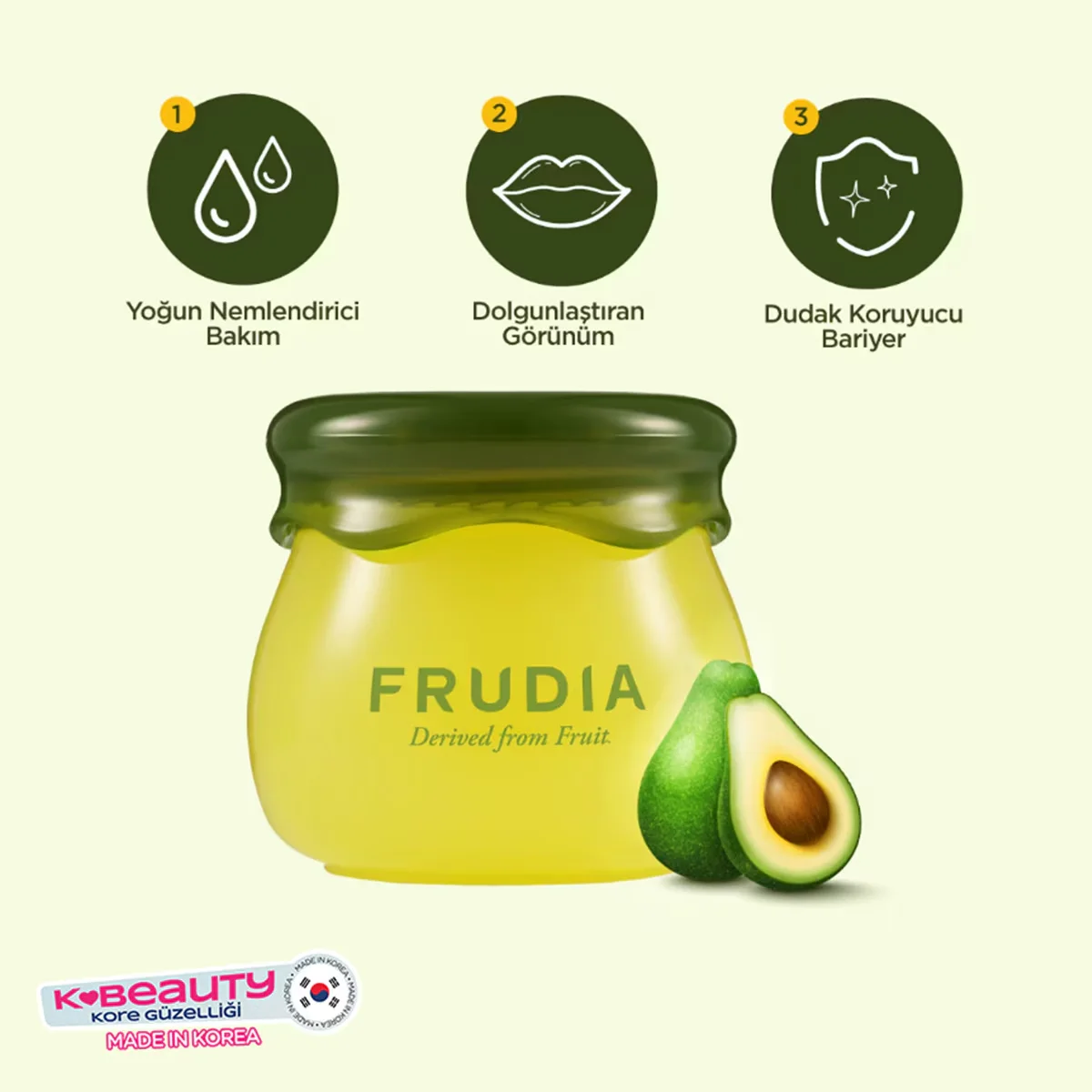 Frudia Avocado Cica Lip Balm - Moisturizing & Repairing 10ml