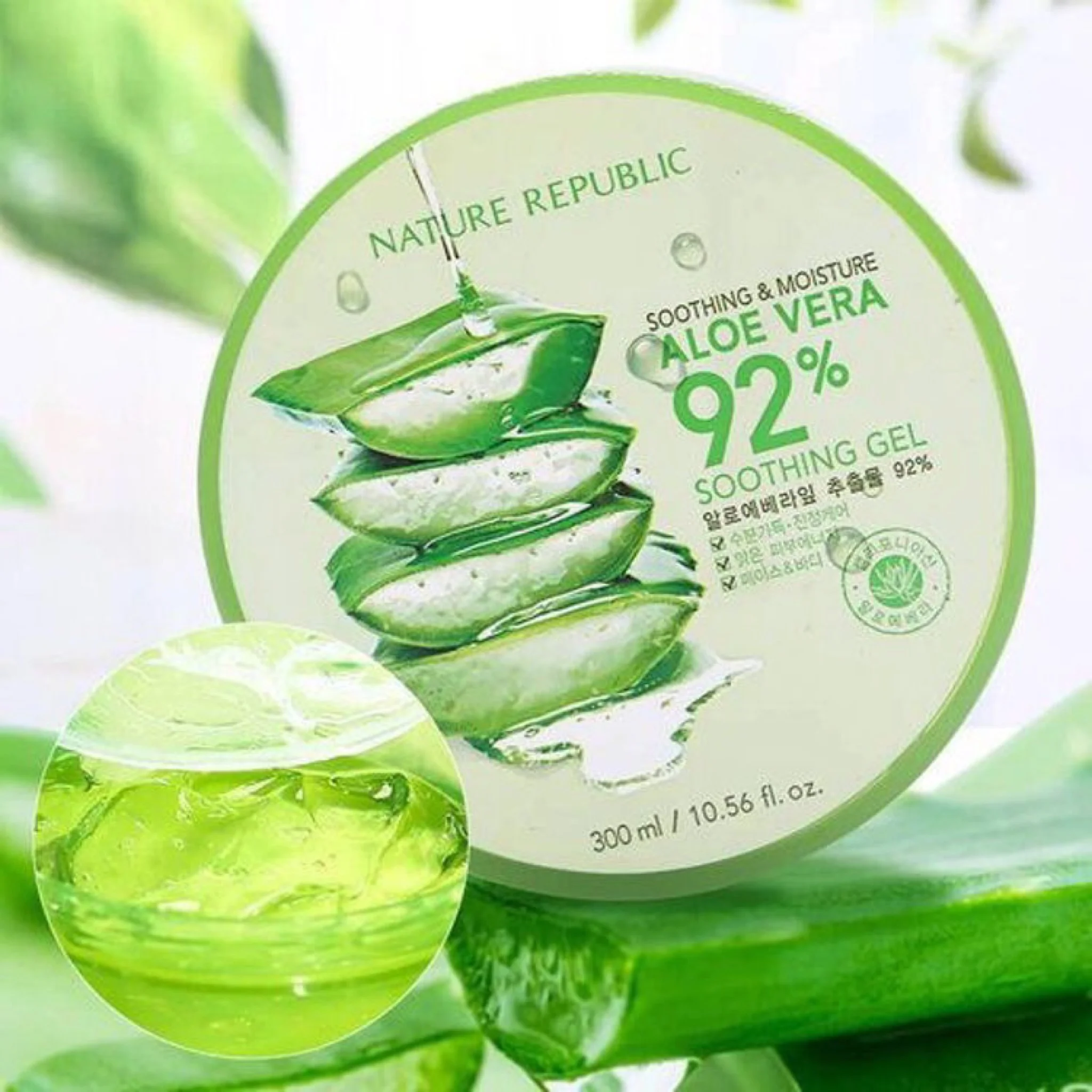 Nature Republic Moisturizing Aloe Gel - 300ml