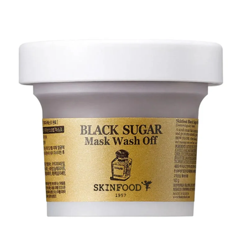 Скраб для лица с черным сахаром 100 г от Skinfood