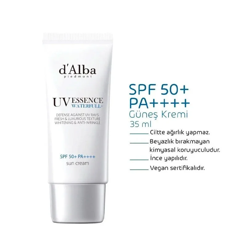 Dalba Waterful Uv Essence Sun Cream Spf50+ Pa++++ 35 ml
