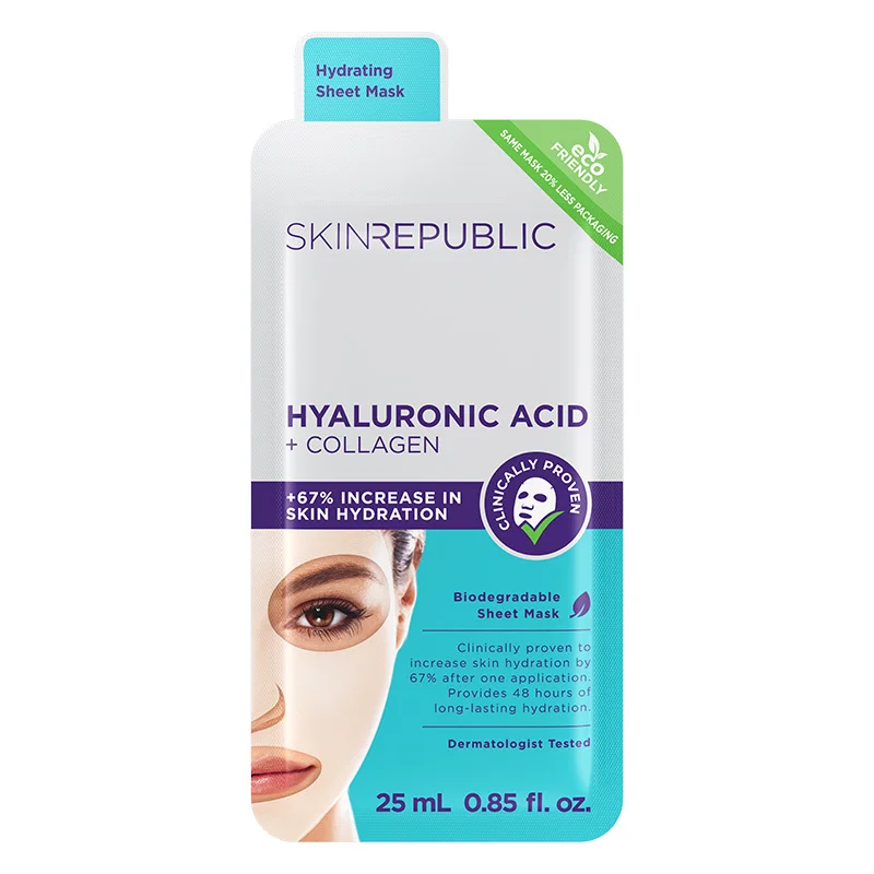 Skin Republic Hyaluronic Acid Collagen Face Mask 25 ml