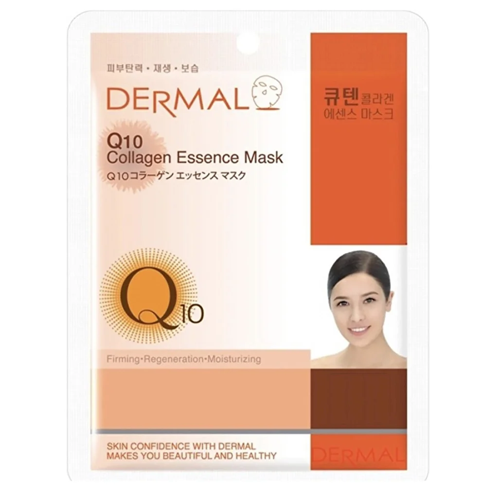 Dermal Kollagen-Papiermaske mit Coenzym Q10 und Vitamin E