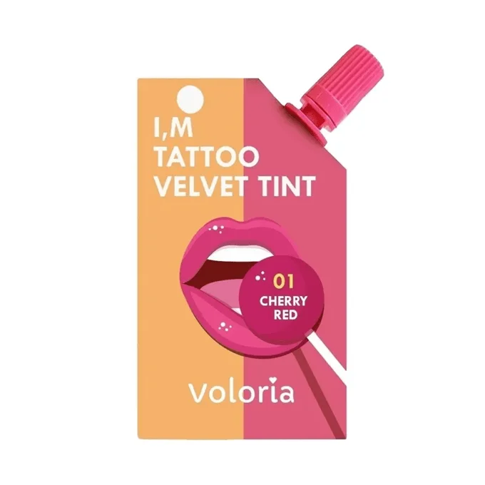 Velvet Tattoo Cherry Red Tint by VOLORIA