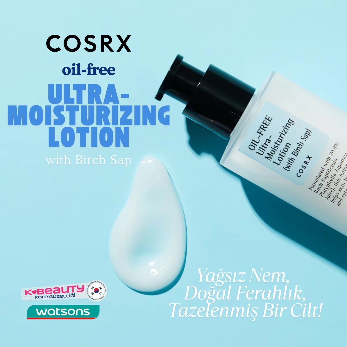 Ultra-Moisturizing Oil-Free Lotion with Birch Extract 100 ml