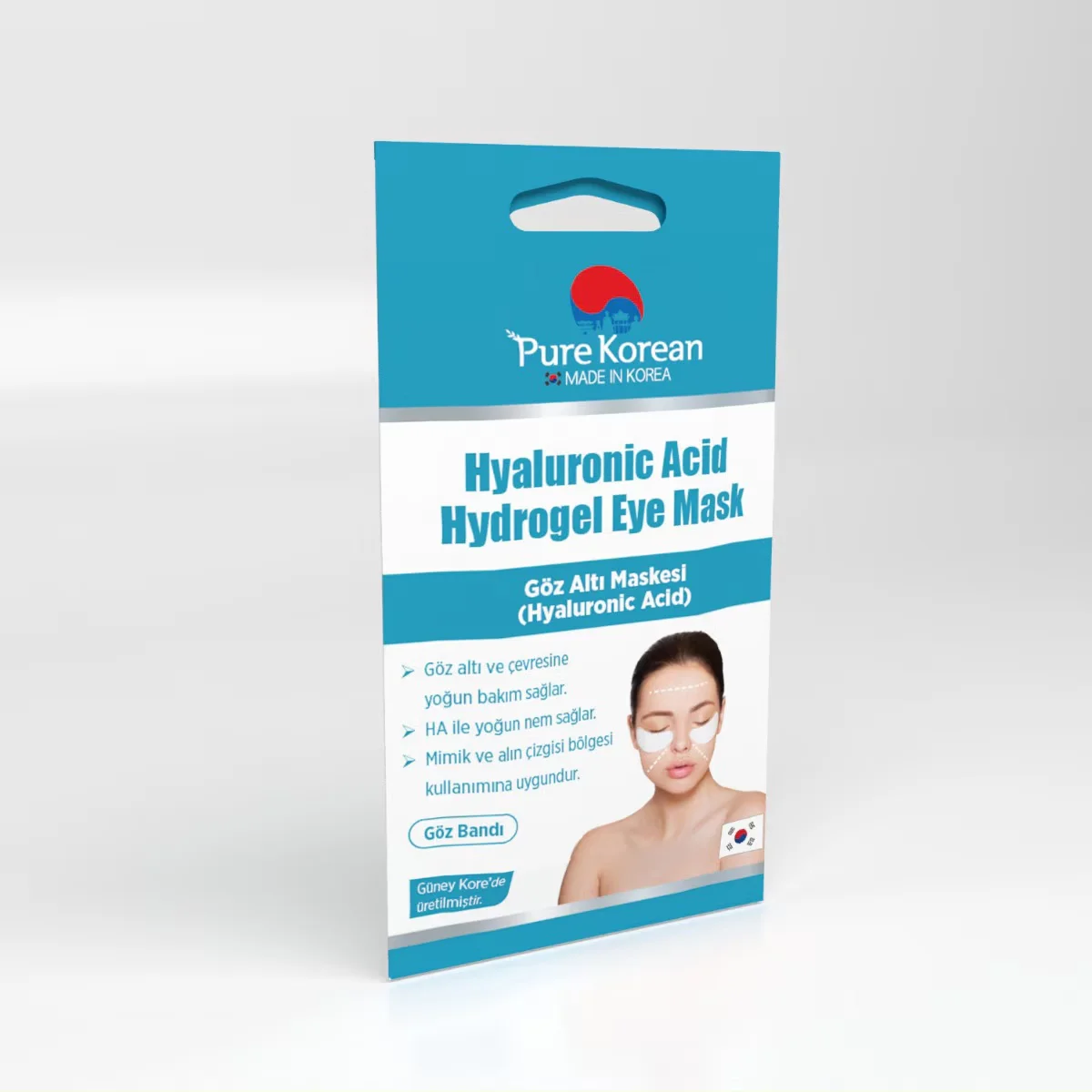 Маска под глаза с гиалуроновой кислотой из Кореи от Pure Korean