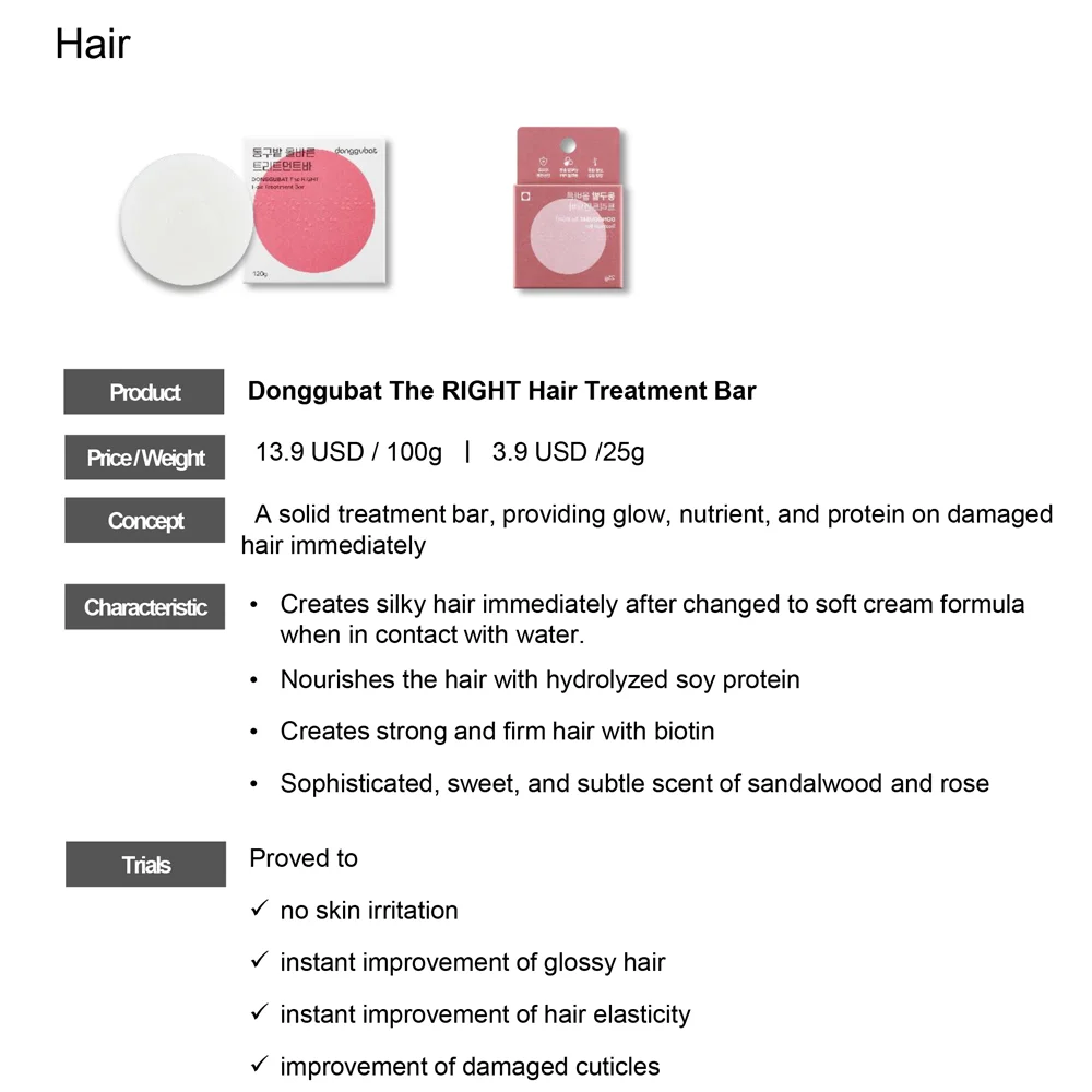 Dongubat Camellia Damage Repair Hair Soap – 120g
