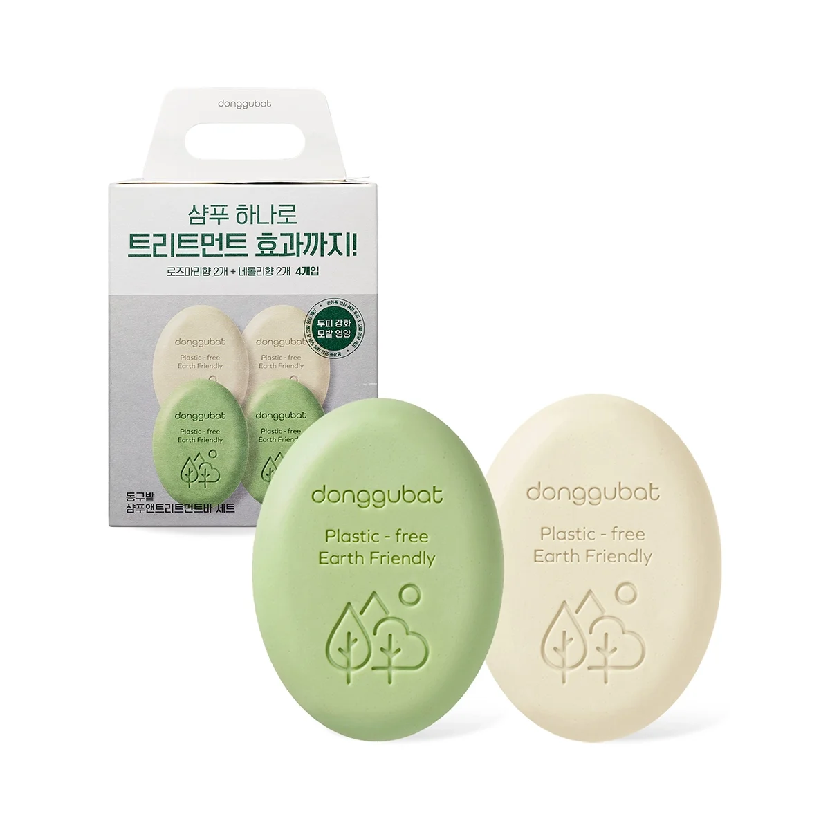 Dongobat Healing Shampoo and Conditioner - 4 Soaps