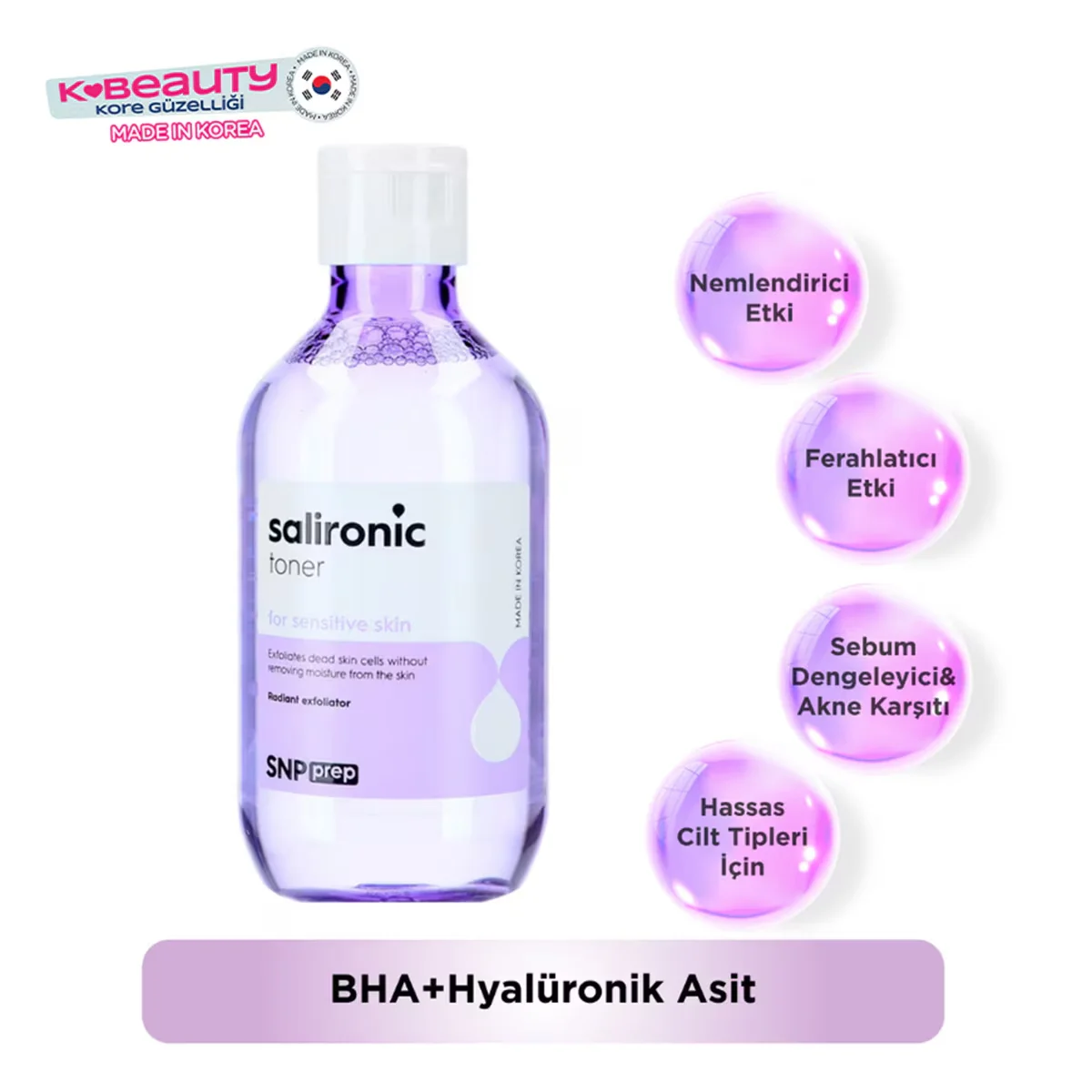 Snp Prep Salironic Tonic 220ml - Hydrating & Soothing Toner