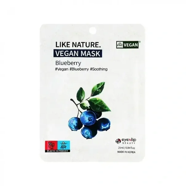 Inlib Plant-Based Like Nature Mask 25ml Blueberry