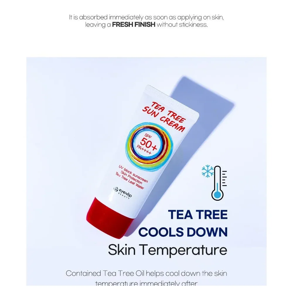Tea Tree Sun Cream SPF 50 by Inlib 50g