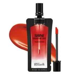 Biosta Shiny Peach Orange Lip Gloss and Color