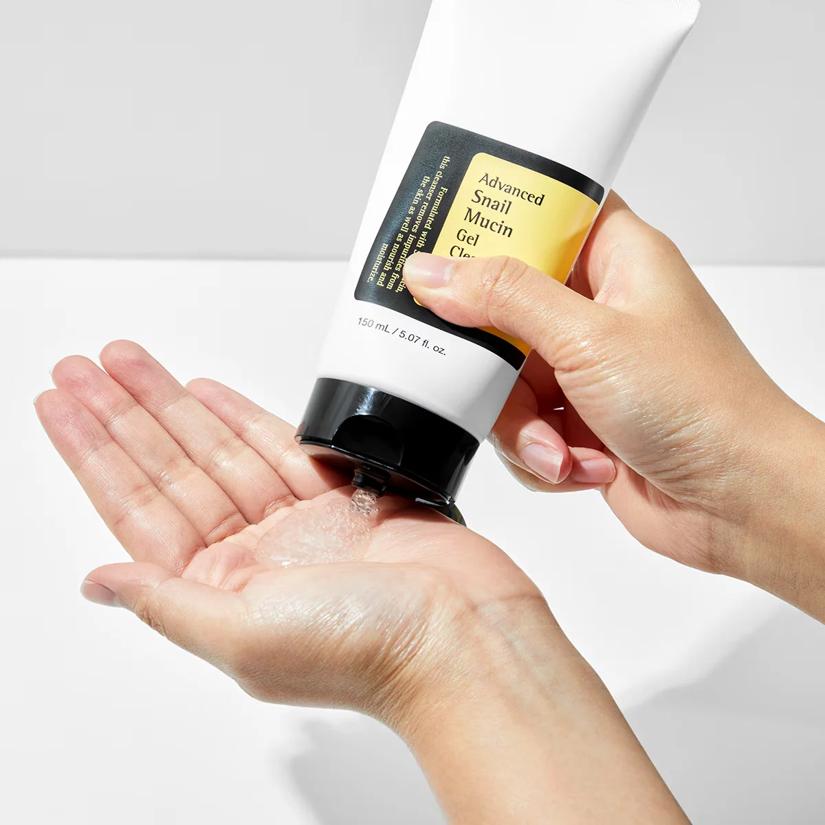 Kusurx Advanced Snail Mousse Gel Cleanser - 150 ml