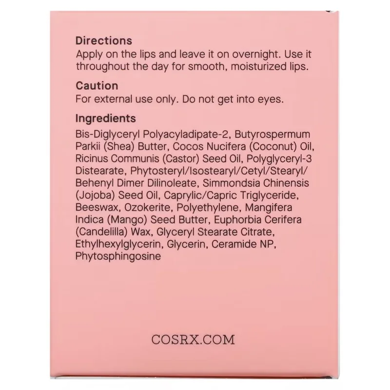 Cosrx Lip Sleep Mask with Shea Butter and Ceramide - 20g