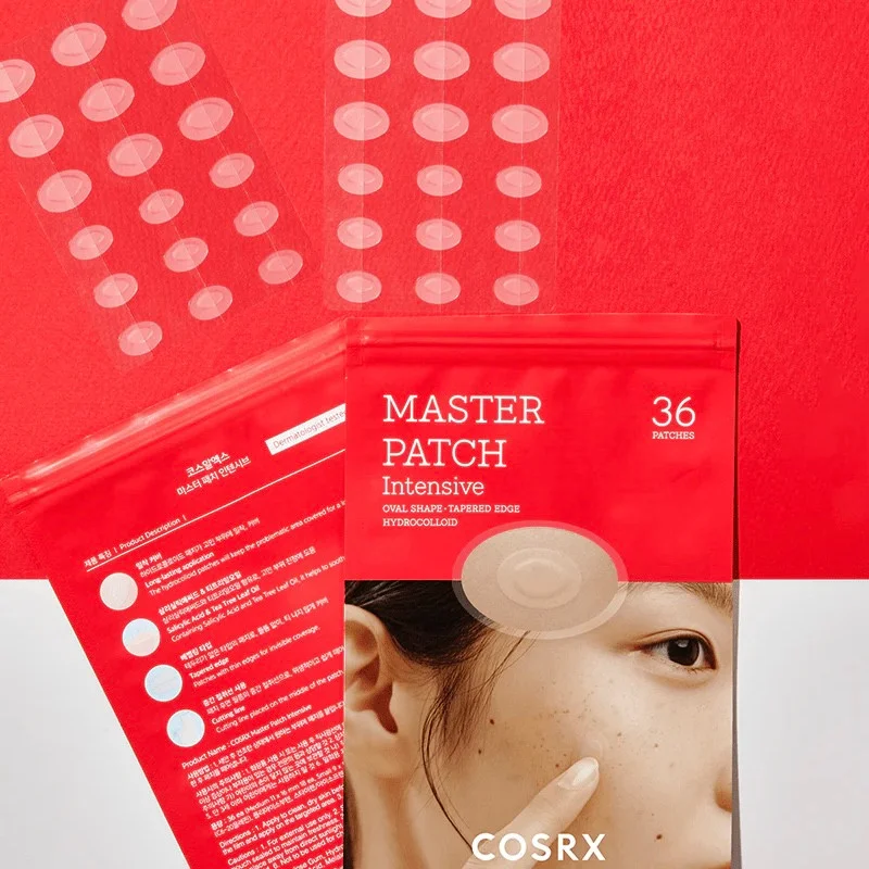 COSRX لصقات حب الشباب والنمش والبقع باتش ماستير مكثف من كوسركس 90 لصقة