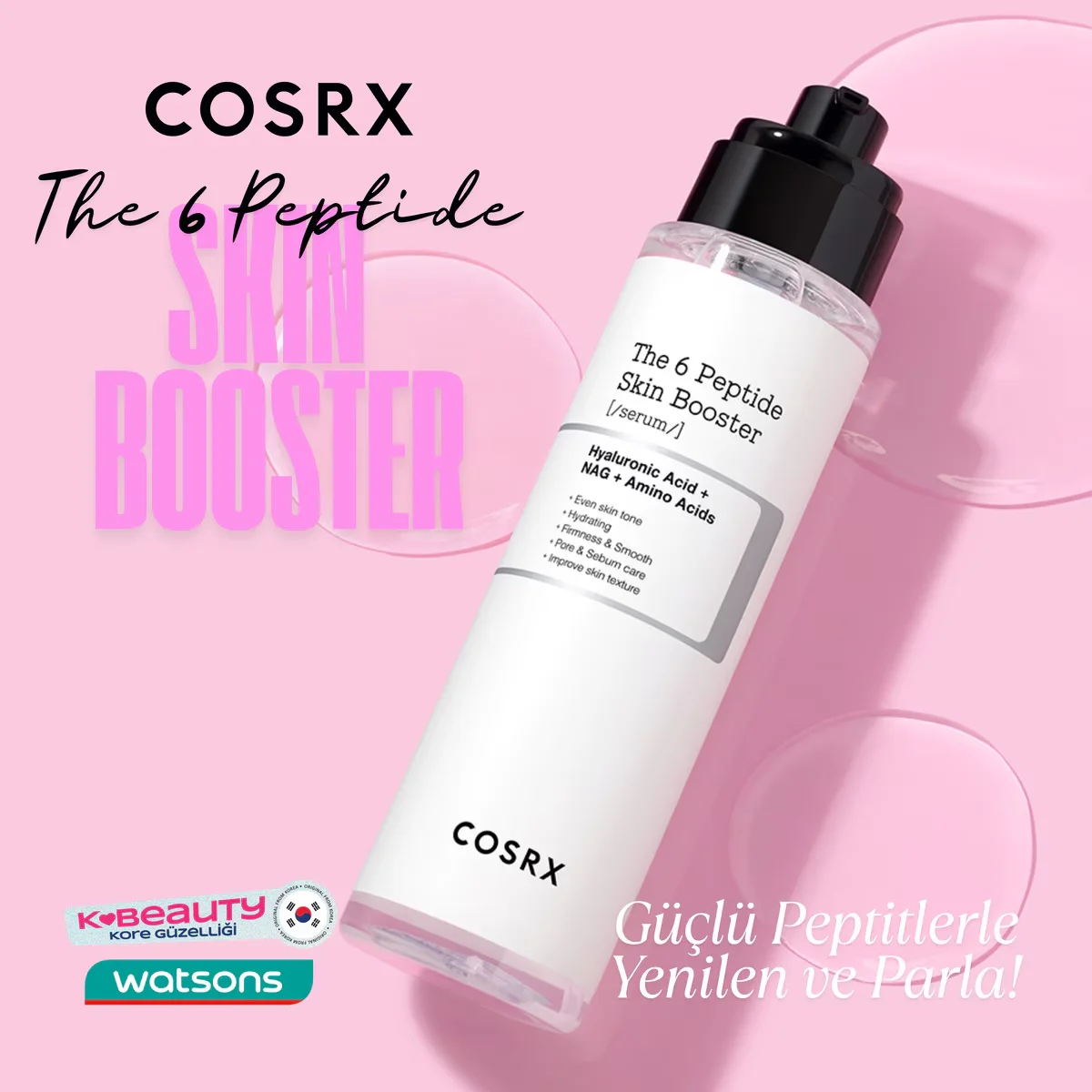 Skin Boosting Serum with 6 Peptides from Cosrx 150 ml