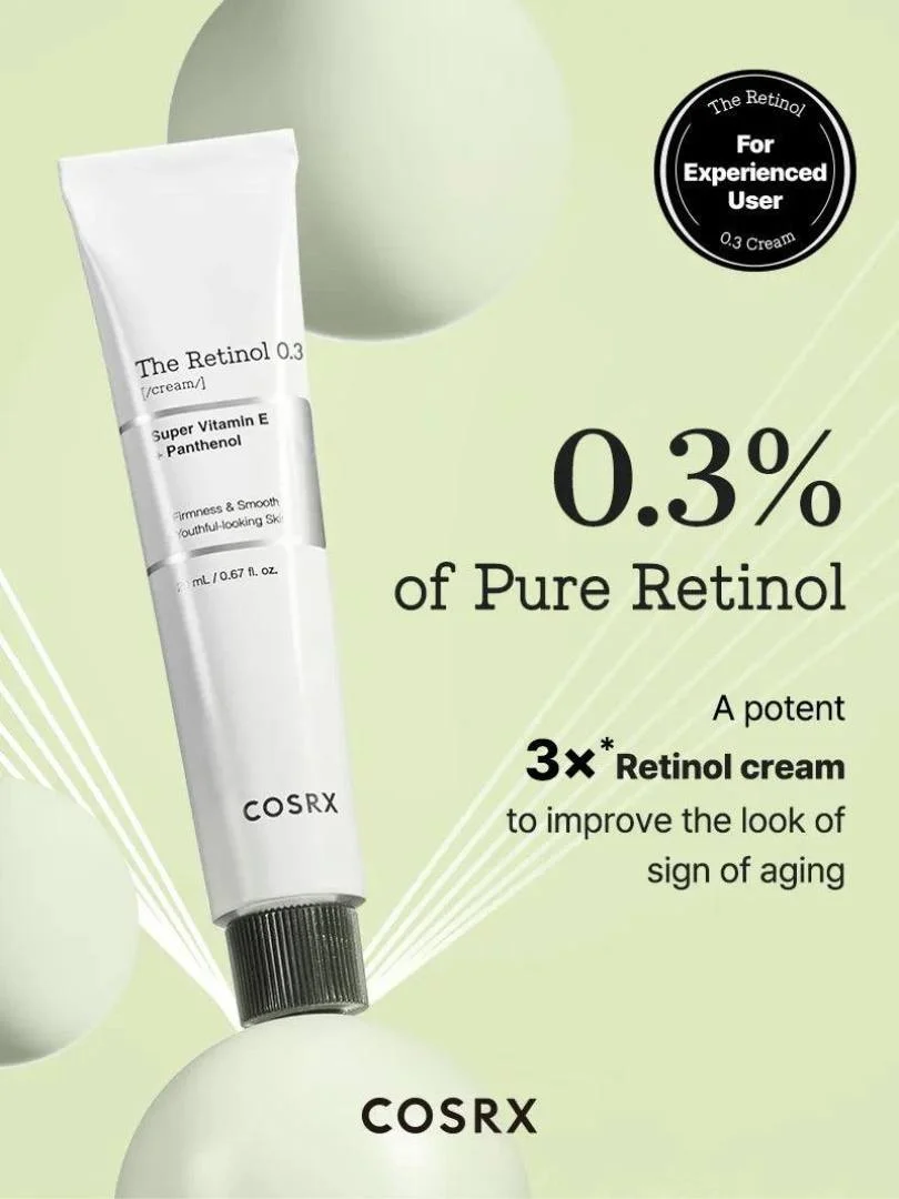 Retinol Cream 0.3 - Firming and Treatment for Skin Lines by COSRX - 20ml