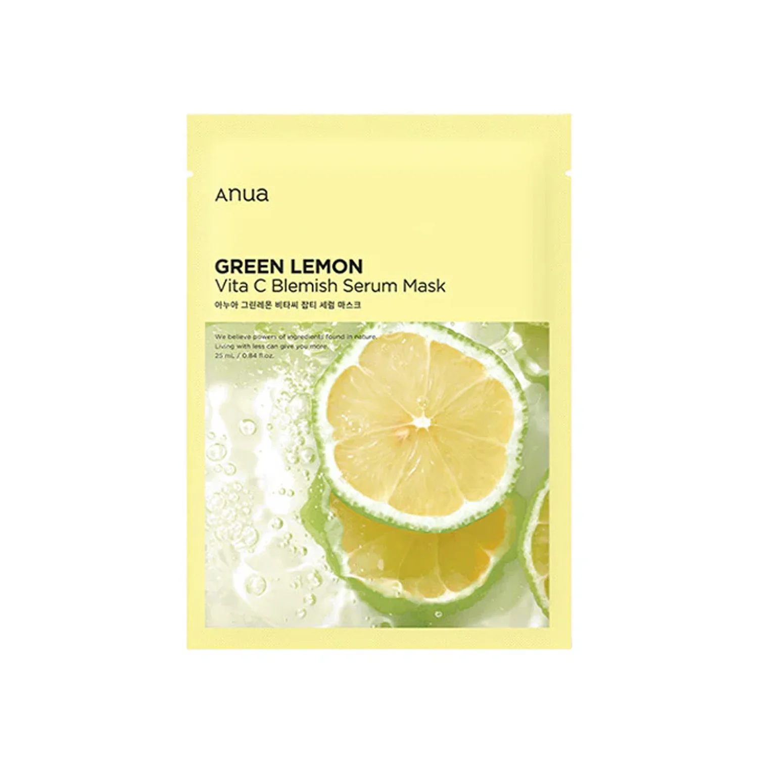 Anwa Birke 25ml Zitrone Limette Vitamin C Hydratisierende Tuchmaske