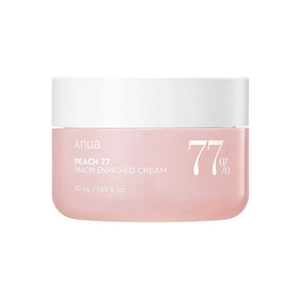 Peach Extract Cream 77% with Niacin - Energizing and Moisturizing - 250ml