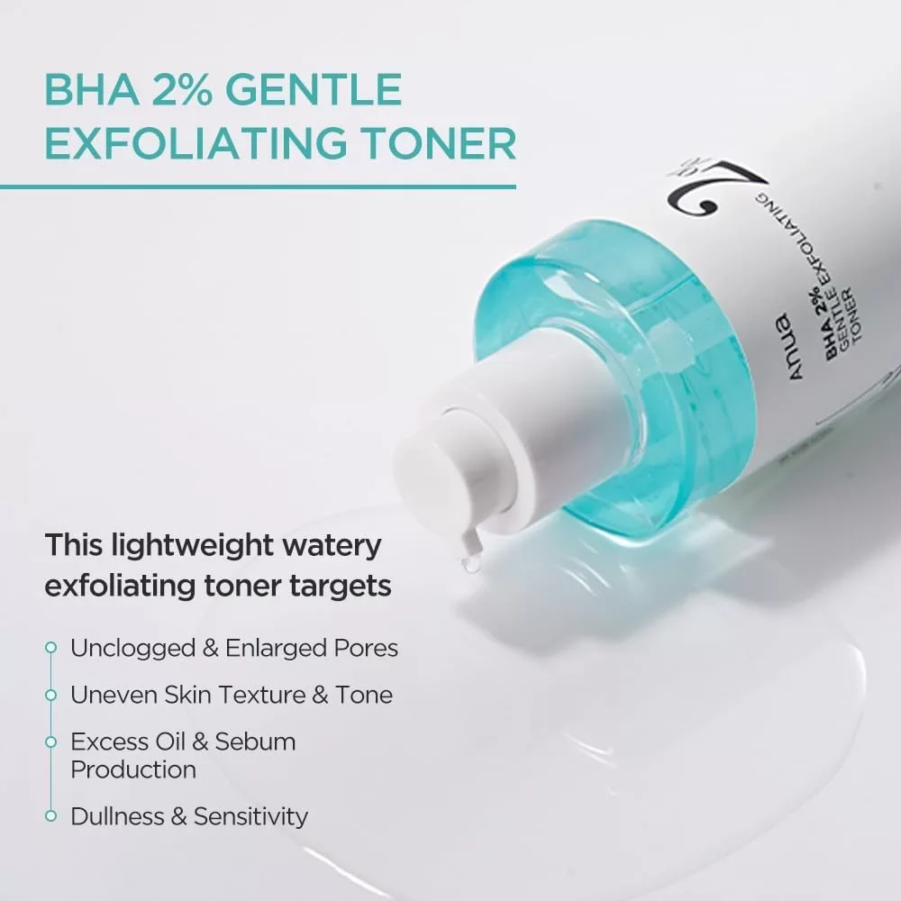 Gentle Exfoliating Toner 2% BHA by Anua Birch 150ml