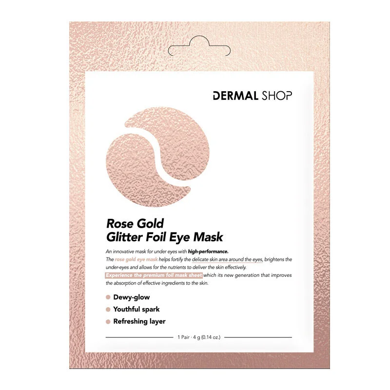 Dermal Rose Gold Flash Foil Eye Mask 4 gr
