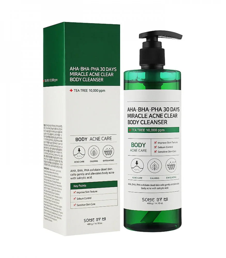 Miracle Peeling Acid Body Wash for Acne Treatment by Some By Mi 400g