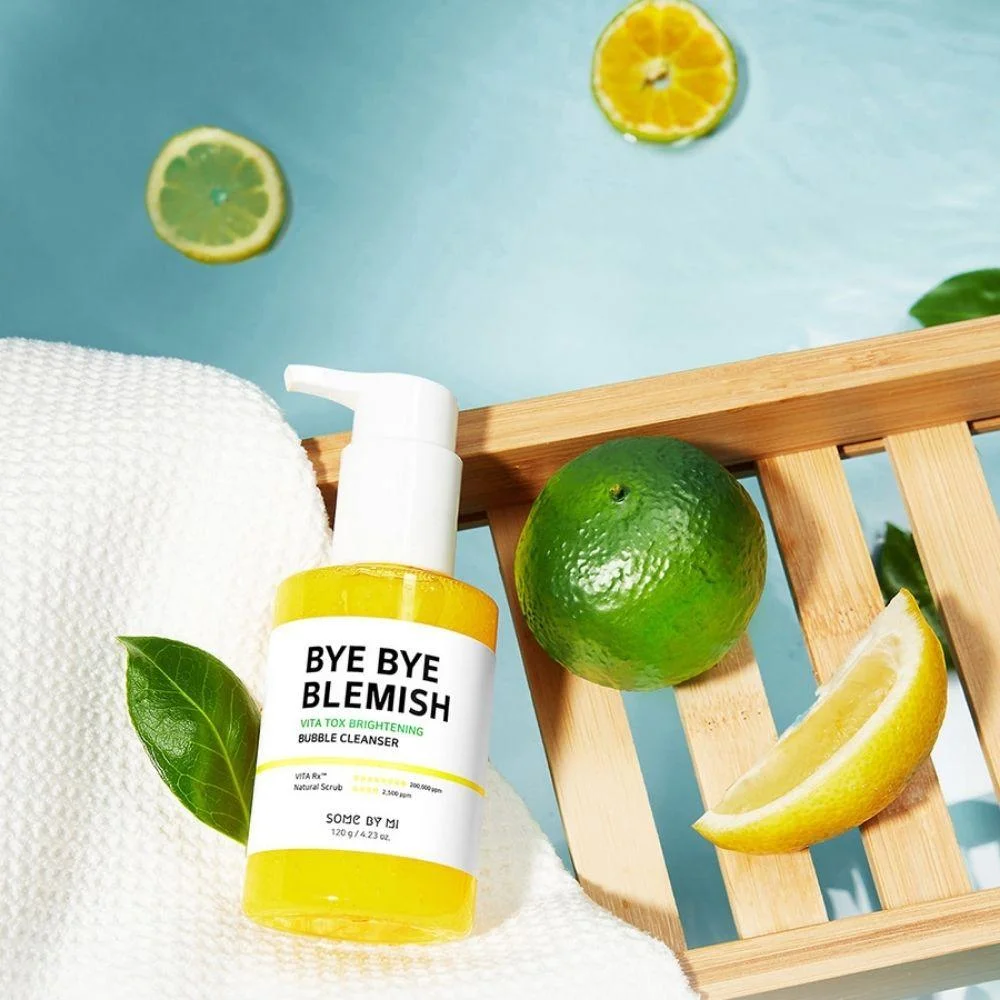 Bubble Cleanser Bye Bye Blemish for Skin Brightening - Yellow - Some By Mi 120g
