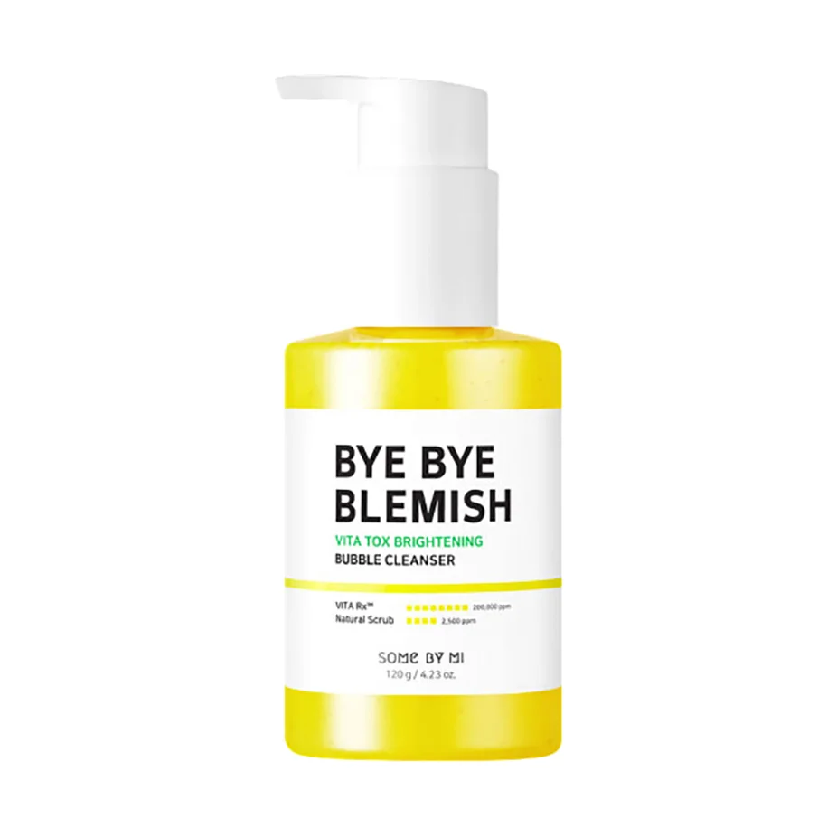 Bubble Cleanser Bye Bye Blemish for Skin Brightening - Yellow - Some By Mi 120g