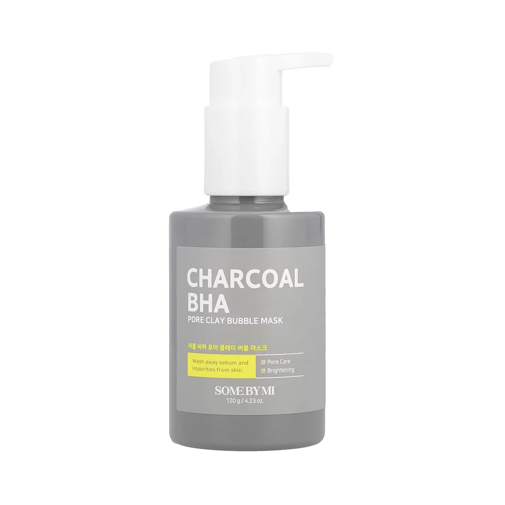 Charcoal Clay Bubble Mask for Skin and Pore Cleansing by Some By Mi 120g