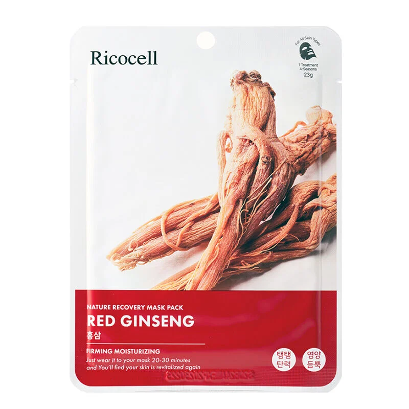 Ricocell Red Ginseng Moisturizing Mask For Dry Skin 23 g