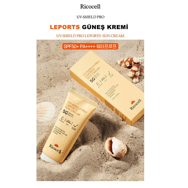 Ricocell Uv Shield Pro Leports Sun Cream Spf 50+ Pa+++ 70 ml
