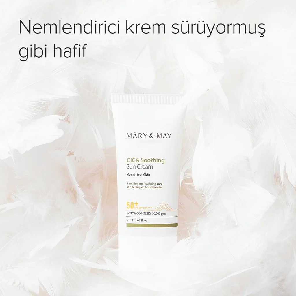 Крем для загара Mary May Cica Успокаивающий SPF 50 50 мл
