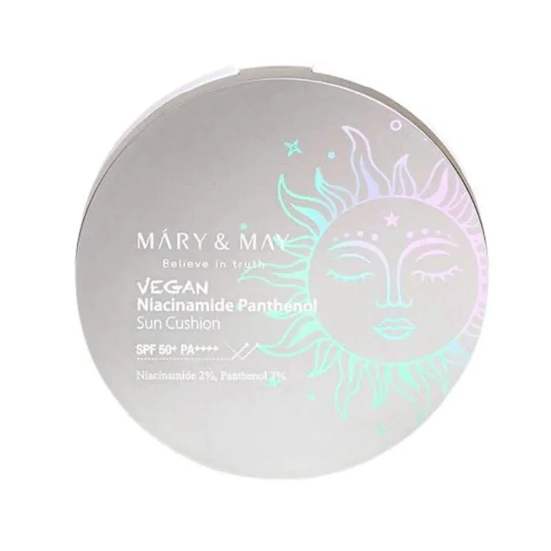 Mary May Vegan Niacinamide Panthenol Sun Cushion Spf 50+ Pa++++ 25 g