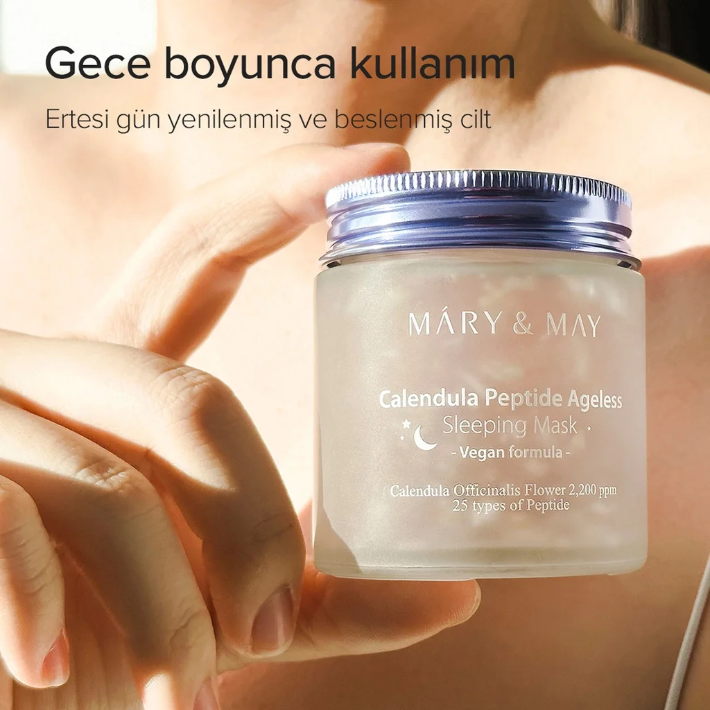 Маска для сна с пептидами и календулой Mary May 110 г