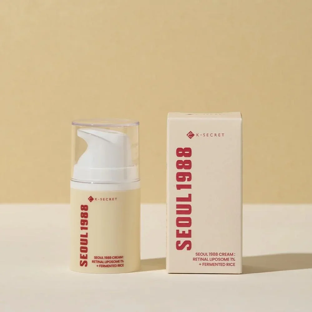 Liposomale Retinal 1% Hautstraffende und Aufhellende Creme + Fermentierter Reis Seoul 1988 50 ml von K Secret